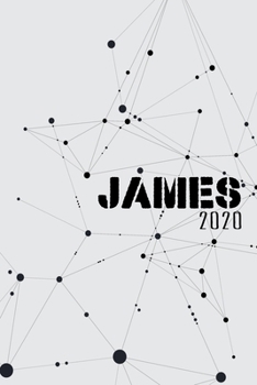 Terminkalender 2020: F�r James personalisierter Taschenkalender und Tagesplaner ca DIN A5 376 Seiten 1 Seite pro Tag Tagebuch Wochenplaner