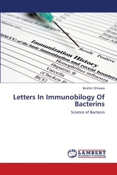 Paperback Letters In Immunobilogy Of Bacterins Book
