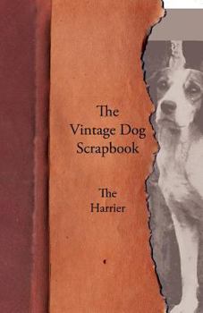Paperback The Vintage Dog Scrapbook - The Harrier Book