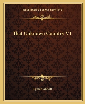 That Unknown Country V1