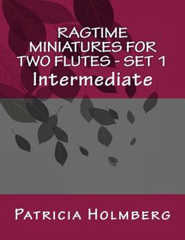 Paperback Ragtime Miniatures for Two Flutes - Set 1 Book
