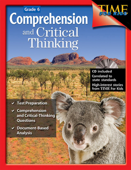 Paperback Comprehension and Critical Thinking Grade 6 [With CDROM] Book