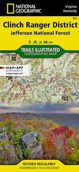 Loose Leaf Clinch Ranger District Map [Jefferson National Forest] Book