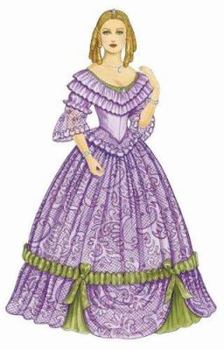 Paperback Godey's Early Victorian Fashions Paper Dolls Book