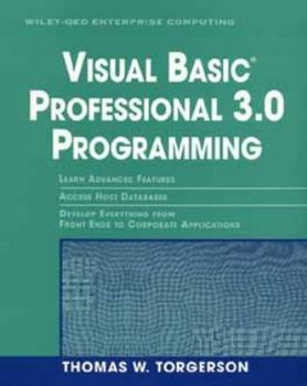 Paperback Visual Basic Professional 3.0 Programming (Wiley-Qed Enterprise Computing) Book