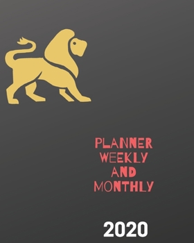 Planner Weekly and Monthly 2020: Weekly & Monthly Planner Jan 1, 2020 to Dec 31, 2020:  (2020 Pretty Simple Planners)