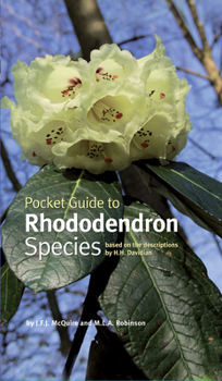 Hardcover Pocket Guide to Rhododendron Species Book