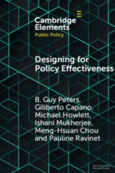 Paperback Designing for Policy Effectiveness: Defining and Understanding a Concept Book