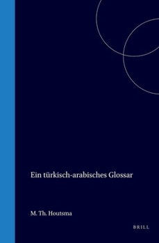 Hardcover Ein Türkisch-Arabisches Glossar [German] Book