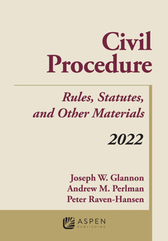 Paperback Civil Procedure: Rules, Statutes, and Other Materials, 2022 Supplement Book