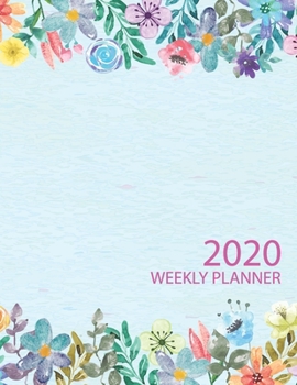 2020 Weekly Planner: Academic Weekly & Monthly Pocket Calendar Schedule Organizer, 8.5" x 11", 50 Pages
