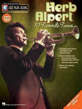 Paperback Herb Alpert: Jazz Play-Along Volume 164 Book