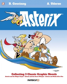 Hardcover Asterix Omnibus Vol. 10: Collecting Asterix and the Magic Carpet, Asterix and the Secret Weapon, and Asterix and Obelix All at Sea Book