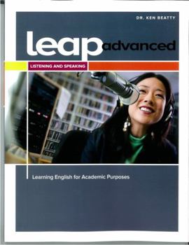 Paperback Leap (Learning English for Academic Purposes) Advanced, Listening and Speaking W/ My Elab Book