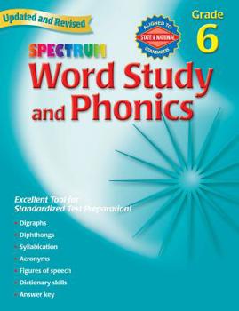 Paperback Word Study and Phonics, Grade 6 Book