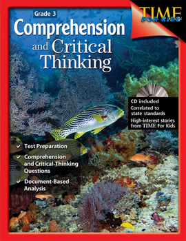 Paperback Comprehension and Critical Thinking Grade 3 [With CDROM] Book