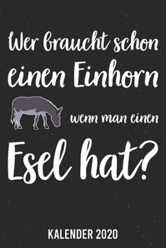 Paperback Kalender 2020: Esel A5 Kalender Planer f?r ein erfolgreiches Jahr - 110 Seiten [German] Book