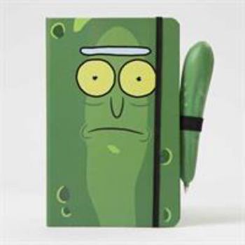 Hardcover Rick and Morty: Pickle Rick Hardcover Ruled Journal with Pen Book