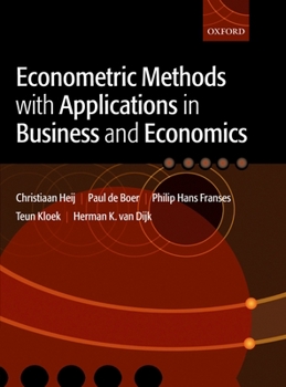 Hardcover Econometric Methods with Applications in Business and Economics Book