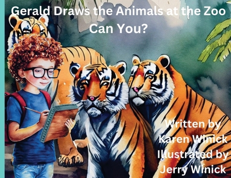 Paperback Gerald Draws the Animals at the Zoo, Can You? Book