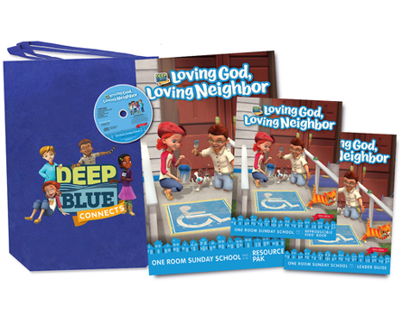 Paperback Deep Blue Connects One Room Sunday School Kit Fall 2019: Loving God, Loving Neighbor Ages 3-12 Book
