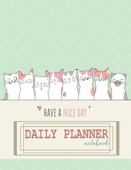Notebook: Daily planner notebook with cute cover and daily planner pages, Extra large (8.5 x 11) inches, 110 pages, planner notebooks