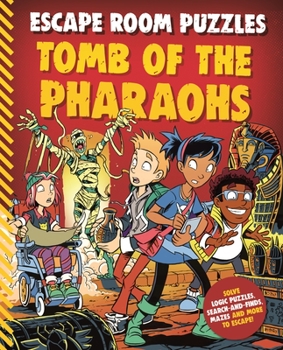 Paperback Escape Room Puzzles: Tomb of the Pharaohs Book
