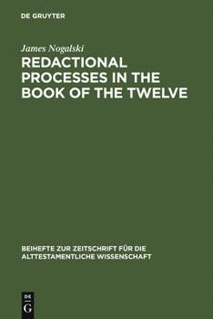 Hardcover Redactional Processes in the Book of the Twelve Book