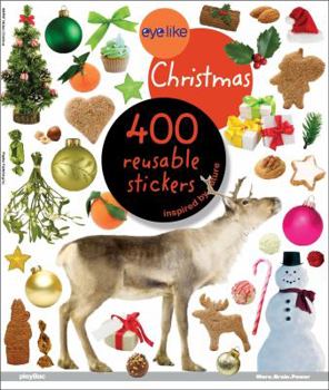 Paperback Eyelike Christmas: 400 Reusable Stickers Inspired by Nature Book