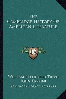 The Cambridge History of American Literature
