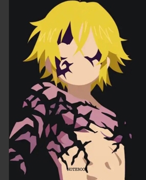 Notebook: Anime Seven Deadly Sins Soft Glossy Cover Graph Paper Pages Book 7.5 x 9.25 Inches 110 Pages