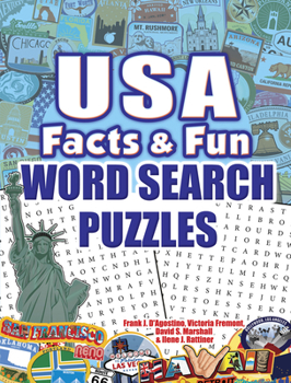 Paperback USA Facts & Fun Word Search Puzzles Book
