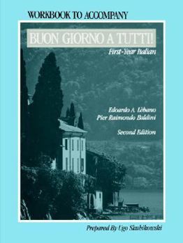 Paperback Buon Giorno a Tutti!, Workbook: First-Year Italian Book