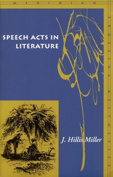 Hardcover Speech Acts in Literature Book