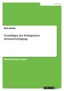 Paperback Grundlagen der biologischen Abwasserreinigung [German] Book