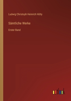 Paperback Sämtliche Werke: Erster Band [German] Book