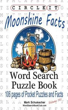 Paperback Circle It, Moonshine Facts, Word Search, Puzzle Book