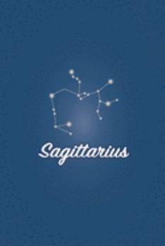 Paperback Sagittarius: Star Sign Dot Grid Journal for Sagittarians (6"x9") 120 Pages Book