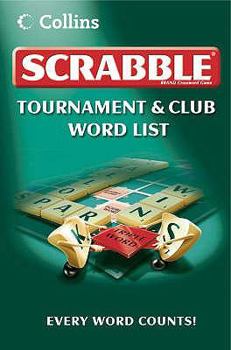 Paperback Scrabble Tournament and Club Word List Book
