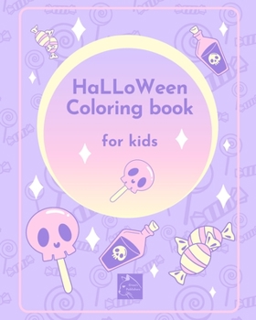 Paperback Halloween coloring book for kids Book