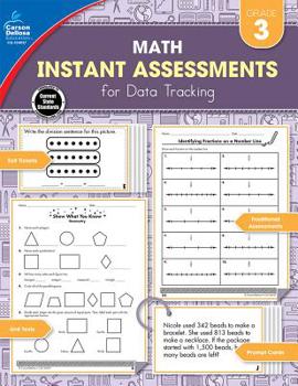 Paperback Instant Assessments for Data Tracking, Grade 3: Math Book