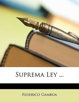 Paperback Suprema Ley ... [Spanish] Book