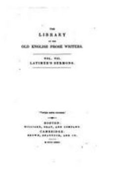 Paperback The Library of the Old English Prose Writers - Vol. VII Book