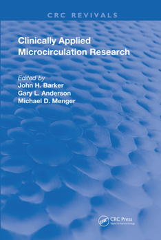 Paperback Clinically Applied Microcirculation Research Book