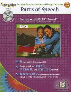 Paperback Interactive Grammar and Usage Lessons: Parts of Speech Book