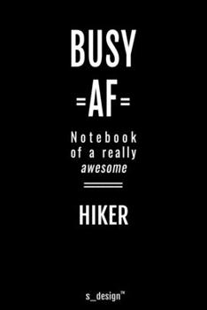 Notebook for Hikers / Hiker: awesome handy Note Book [120 blank lined ruled pages]