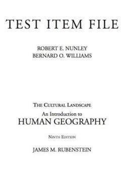 Paperback Test Item File (The Cultural Landscape An Introduction To Human Geography) Book