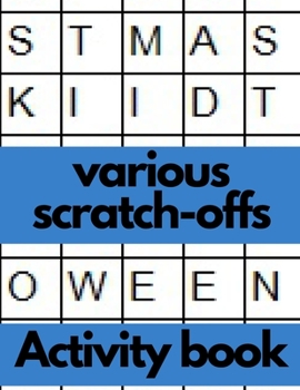 Paperback Various scratch- offs Activity book: forkids ages 3-6 4-8 4-9 7-9 10-12 for girl for boy education relaxation Book