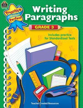 Paperback Writing Paragraphs Grade 3 Book