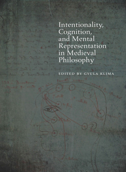 Paperback Intentionality, Cognition, and Mental Representation in Medieval Philosophy Book